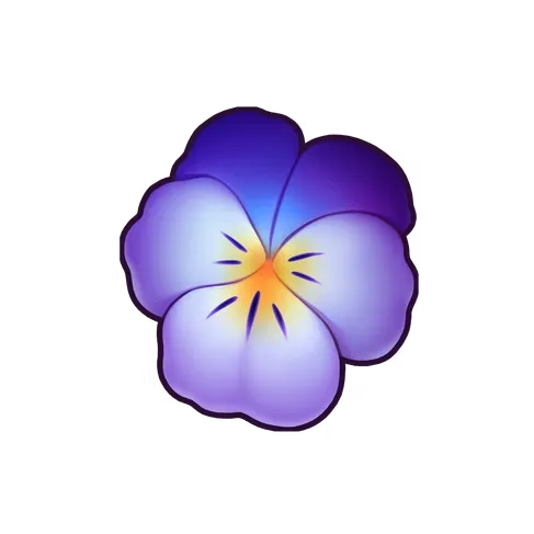 Honey Rush Violette Blume Symbol